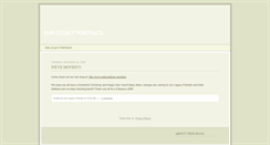 Desktop Screenshot of ourlegacyportraits.blogspot.com