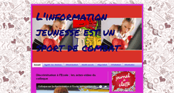 Desktop Screenshot of informationjeunesse.blogspot.com