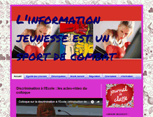 Tablet Screenshot of informationjeunesse.blogspot.com