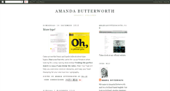 Desktop Screenshot of amanda-butterworth.blogspot.com