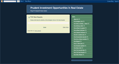 Desktop Screenshot of beaprudentinvestor.blogspot.com