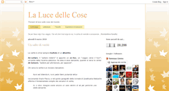 Desktop Screenshot of lalucedellecose.blogspot.com