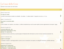 Tablet Screenshot of lalucedellecose.blogspot.com