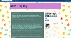 Desktop Screenshot of colleensdogblog.blogspot.com