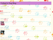 Tablet Screenshot of colleensdogblog.blogspot.com