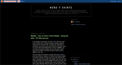 Desktop Screenshot of nerdtshirts.blogspot.com