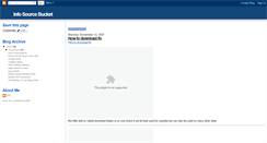 Desktop Screenshot of infosourcebucket.blogspot.com
