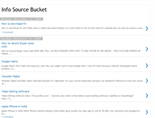 Tablet Screenshot of infosourcebucket.blogspot.com