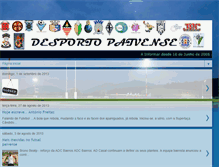 Tablet Screenshot of desportivopaivense.blogspot.com