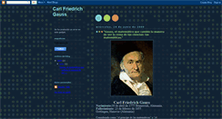 Desktop Screenshot of carlfriedrichgauss.blogspot.com