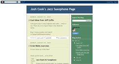 Desktop Screenshot of joshcookjazz.blogspot.com