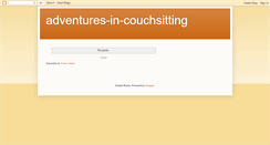 Desktop Screenshot of adventures-in-couchsitting.blogspot.com