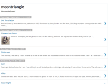 Tablet Screenshot of moontriangle.blogspot.com
