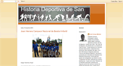 Desktop Screenshot of deportesanjuanero.blogspot.com