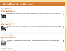 Tablet Screenshot of deportesanjuanero.blogspot.com