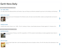 Tablet Screenshot of earthnewsdaily.blogspot.com
