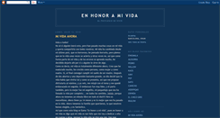 Desktop Screenshot of enhonoramivida.blogspot.com