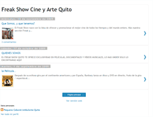 Tablet Screenshot of freakshowcineyartequito.blogspot.com