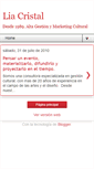 Mobile Screenshot of liacristalgestioncultural.blogspot.com