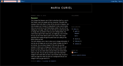 Desktop Screenshot of mariacuriel.blogspot.com