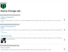 Tablet Screenshot of nuevachicagosde.blogspot.com