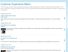 Tablet Screenshot of customerexperiencematrix.blogspot.com