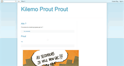 Desktop Screenshot of kilemo-proutprout.blogspot.com