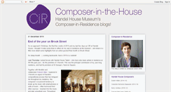 Desktop Screenshot of handelhousecomposer.blogspot.com