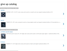 Tablet Screenshot of giveupcatalog.blogspot.com