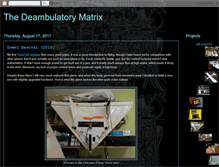 Tablet Screenshot of deambulatorymatrix.blogspot.com