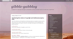 Desktop Screenshot of gibble-gab.blogspot.com