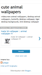 Mobile Screenshot of cuteanimalwallpapers.blogspot.com