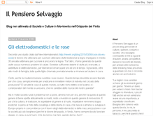 Tablet Screenshot of ilpensieroselvaggio.blogspot.com