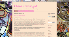 Desktop Screenshot of chaosrearranged.blogspot.com