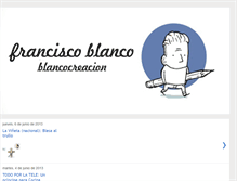 Tablet Screenshot of blancocreacion.blogspot.com