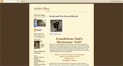 Desktop Screenshot of jackiebryants.blogspot.com