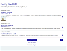 Tablet Screenshot of dannybradfield.blogspot.com