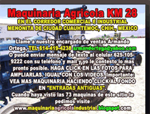 Tablet Screenshot of maquinariaagricolakm28.blogspot.com