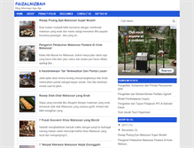 Tablet Screenshot of faizalnizbah.blogspot.com
