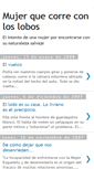Mobile Screenshot of mujerquecorreconloslobos.blogspot.com