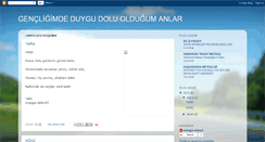 Desktop Screenshot of gencliksiirlerim.blogspot.com