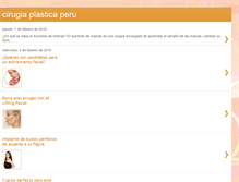 Tablet Screenshot of cirugia-plastica-peru.blogspot.com