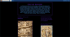 Desktop Screenshot of incanroads.blogspot.com