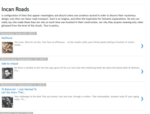 Tablet Screenshot of incanroads.blogspot.com