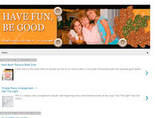 Tablet Screenshot of havefunbegood.blogspot.com