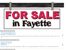 Tablet Screenshot of forsaleinfayette.blogspot.com