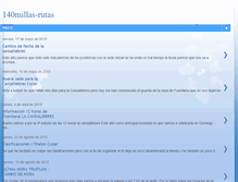 Tablet Screenshot of 140millas-rutas.blogspot.com