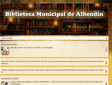 Tablet Screenshot of bibliotecaalhendin.blogspot.com
