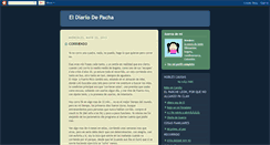 Desktop Screenshot of diariodepacha.blogspot.com