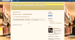 Desktop Screenshot of confessfromthecircdesk.blogspot.com